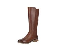 CAPRICE Women's tall heeled boots elegant knee-high, Brown (Cognac Comb), 6 UK