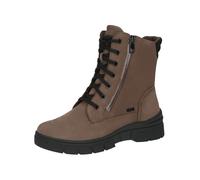 CAPRICE Women's Winter Lace-Up Leather Ankle Boots, Water-Repellent, Brown (Taupe Comb), 40 EU