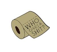 Capricious Toilet Roll Pin Smooth Alloy Brooch Decoration Sparks Conversation At Social Event Humorous Alloy Jewelry Gift