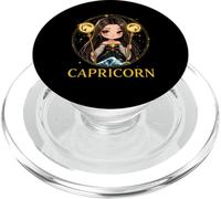 Capricorn Anime Zodiac Sign PopSockets PopGrip for MagSafe