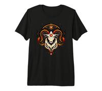 Capricorn - Astrological Design with Saturn Symbol Premium T-Shirt