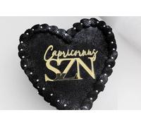 Capricorn Cake Toppers,Acrylic Gold Capricorn Energy/Capricorn Season Cake Decor,December January Birthday Cupcake Decoration,Horoscope Astrology Birthday Party Supplies