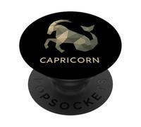 Capricorn Geometric Zodiac Art PopSockets Adhesive PopGrip