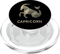 Capricorn Geometric Zodiac Art PopSockets PopGrip for MagSafe