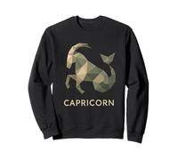 Capricorn Geometric Zodiac Art Sweatshirt