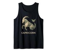 Capricorn Geometric Zodiac Art Tank Top