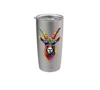 Capricorn Goat Alpine Ibex Capricorn Cute Goats Stainless Steel Insulated Tumbler