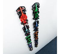 Capricorn Goods 12 X Wall Mounts Compatible with Lego F1 Speed Champions Cars - Hooks for Car Displays - Compatible with All Speed Champions Sets (12 Pack)