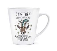 Capricorn Horoscope 12oz Latte Mug Cup