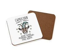 Capricorn Horoscope Coaster Drinks Mat