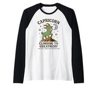 Capricorn Sign Of Zodiac Cute For Kids Raglan Baseball Tee