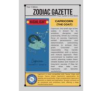 Capricorn Star Edition: Zodiac Gazette: A Guided Journal for Cosmic Self-Discovery