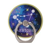 Capricorn Star Sign Zodiac Phone Ring Holder Grip Finger 360 Mount Stand Mobile Universal Loop for All Smartphones