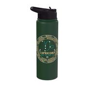 Capricorn Traits Horoscope Zodiac Date Funny Capricorn Stainless Steel Insulated Water Bottle