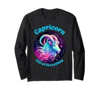 Capricorn Zodiac Astrology Goat CEO of Everything Sign Long Sleeve T-Shirt