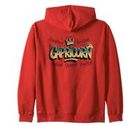 Capricorn Zodiac Astrology Lover Ambitious Personality Zip Hoodie