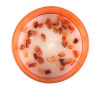 Capricorn Zodiac Candle with Tiger's Eye Crystal - Sandalwood & Jasmine Scent, Horoscope Gift