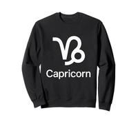 Capricorn Zodiac Minimal Graphic Sweatshirt