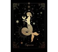 Capricorne: Carnet de notes | Signe astrologique du Capricorne | 120 pages lignées | Design élégant | Couverture rigide