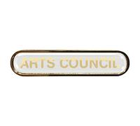 Capricornone Arts Council White School Bar Badge