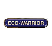 Capricornone Eco-Warrior Gel Domed Blue School Bar Badge