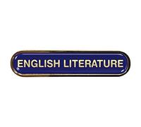 Capricornone English Literature Blue Gel Domed School Bar Badge