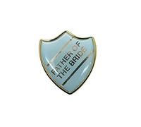 Capricornone Father of The Bride Gel Domed School Shield Wedding Badge