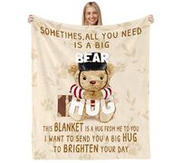 CAPRIFIC Get Well Soon Gifts for Women, Thinking of You Gift, Feel Better Gifts, Cheer Up Gifts, Healing Hug Blanket for Women & Men, Inspirational Gifts Blanket 150x130cm, Gift for Friends, Sisters
