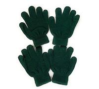 Caprilite 2 Pairs of Kids Children's Magic Primary School Gloves Winter Warm Stretchy Glove UK