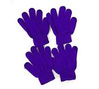 Caprilite 2 Pairs of Kids Children's Magic Primary School Gloves Winter Warm Stretchy Glove UK