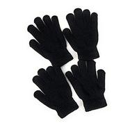 Caprilite 2 Pairs of Kids Children's Magic Primary School Gloves Winter Warm Stretchy Glove UK