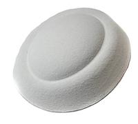Caprilite 4 x Fascinator Base Felt Like Pillbox Hat DIY Material Make Supplies Wholesale White
