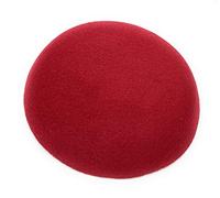 Caprilite Round Sinamay Luxury Felt Fascinator Base Pillbox Hat DIY Supplies Wholesale UK (Burgundy Wine Red)