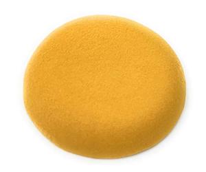 Caprilite Round Sinamay Luxury Felt Fascinator Base Pillbox Hat DIY Supplies Wholesale UK (Mustard Yellow)