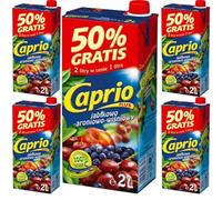 Caprio Apple Aronia & Cherry Nectar Apple Drink Juice fruit juice 2000 Mililiter x 5 Pieces