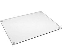 CAPRISTAR 50x40cm Extra Large Completely Clear & Flat Float Glass Worktop Saver For Your Kitchen