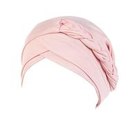 Caps Children's Hair Cover Wrap Head Hat Braid Ethnic Cancer Baseball Caps Head Caps Fabric Softener, pink, One Size