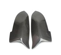 Caps Mirror Housing For BMW 5 6 7 Series F10 F11 F18 F07 F12 F13 F06 F01 F02 LCI Carbon Fiber Look Black Car Rearview Side Mirror Cover Car Rearview Mirror Cover(Carbon Grain Black)