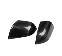 Caps Mirror Housing For Tesla For Model For 3 2016-2023 2024 Car Rearview Mirror Case Cover Highland Real Carbon Fiber Car Rearview Mirror Cover(Bright Carbon Fiber)