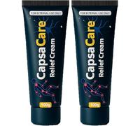 Capsacare Neuropathy Relief Cream | Neurosoothe Formula Nerve Cream, Contains Capsaicin, Arnica, Menthol, Suitable For Feet, Hands, Legs, Muscles, Joints, And Waist | 100g (2pcs)