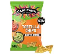 Capsicana Mexican Tortilla Chips 170g | Lightly Salted | Perfect For Nachos, Dipping, Snacking & More