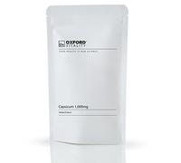 Capsicum Tablets | Max Strength 1000mg Supplement | Premium Chilli Pepper Extract | Vegan | UK Manufactured | Oxford Vitality