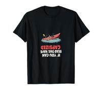 Capsized Kayak Humorous Water Sports Theme T-Shirt