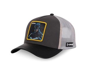 Capslab Batman DC Faux Leather Grey Black Adjustable Trucker Cap