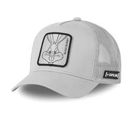 Capslab Bugs Bunny Looney Tunes Trucker Cap - One-Size Grey