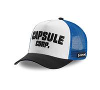 Capslab Capsule Corp. Dragon Ball Z White Black Blue Trucker Cap - One-Size