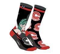 Capslab | Dragon Ball Bulma Mismatched Tennis Couple Socks | Bulma Inspired Design | Comfort & Style | Bold Urban, multicoloured, 39-42