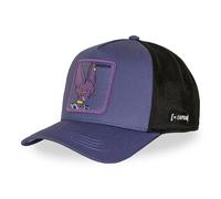 Capslab Men's & Women's Dragon Ball Super Trucker Cap, Adjustable by Snapback, purple/black, One Size