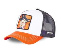 Capslab Trucker Cap Goku Dragon Ball Z White Orange