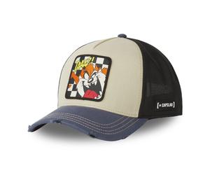 CAPSLAB LOONEY TUNES TAZ Premium Kids Trucker Cap Kids Mesh Cap Patch New